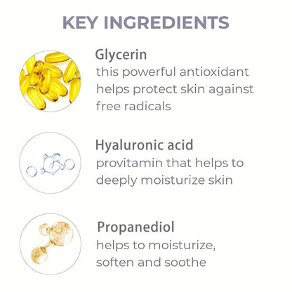 Loción corporal y humectante facial con ácido hialurónico de 500 ml con vitamina E | Loción hidratante reafirmante para piel seca | Productos para el cuidado de la piel: rostro, cuerpo, manos y pies, para mujeres y hombres, con escualano vegetal