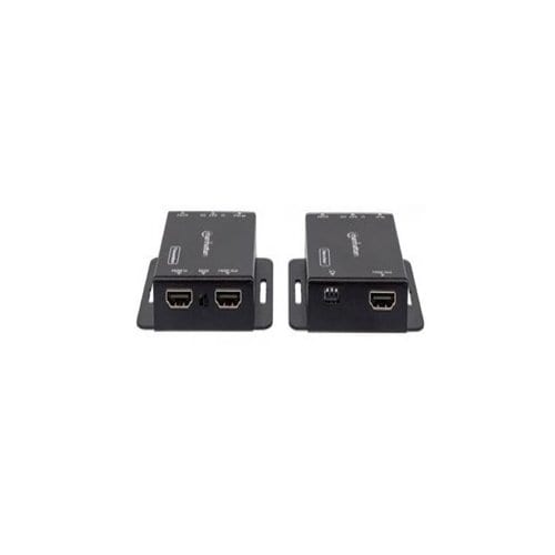 Transmisor y receptor de señales AV, Máxima resolución: 1920 x 1200 Pixeles, Tipos de cable soportados: Cat6. Voltaje de operación: 5 V, Corriente de entrada: 1 A. Dimensiones (Ancho x Profundidad x Altura): 69 x 80 x 17 mm, Peso: 350 g