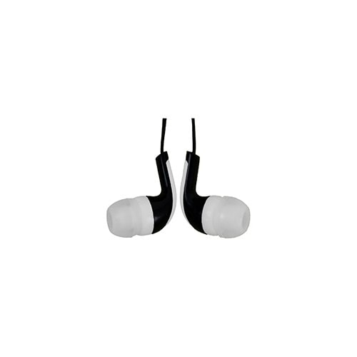 Auricular Perfect Choice Easy Line Cableado Auricular Estéreo - Negro, Blanco - Binaural - Intrauditivo - Cable 108cm - Mini-teléfono (3.5mm)