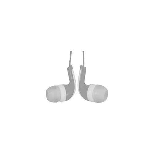 AUDIFONOS DE VIAJE IN-EAR CON MICROFONO (GRIS/BLANCO)