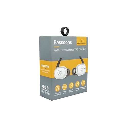 Audifonos Bluetooth Inalámbricos Extra Bass Anti Sudor Bassons | ELECCIÓN PERFECTA