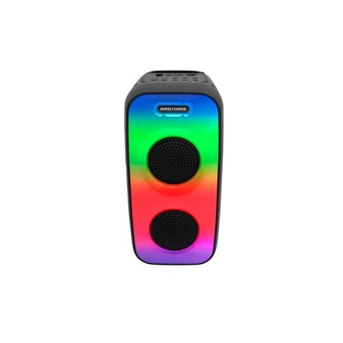 Perfect Choice Bluetooth Sistema de Altavoces - 8W RMS - Negro - Batería Recargable - USB - 1