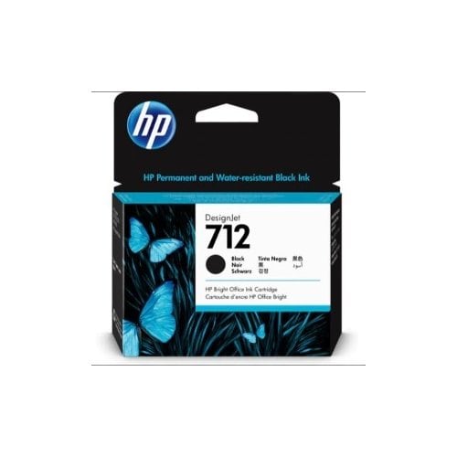 HP INC Cartucho de tinta HP 712 Alto Rendimiento Inyección de tinta - Negro - Original - 1 Paquete - Inyección de tinta - Alto Rendimiento - 1 Paquete