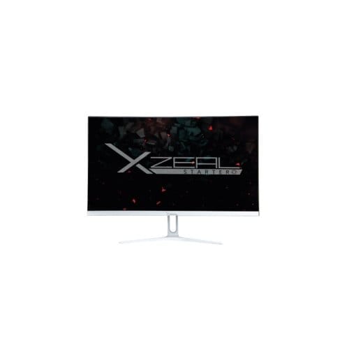 MONITOR XZEAL STARTER GAMER 23.8"/CURVO/75HZ/5MS/HDMI/VGA/BLANCO