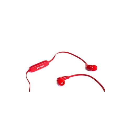 Vorago Audifonos Epb-103 Bluetooth Manos Libres C/Vol Rojo - Binaural - Intrauditivo - 1000cm - Bluetooth - 32Ohm - 20Hz a 20kHz