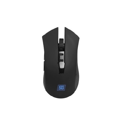 Game Factor MO-600 Ratón de juego - USB - Óptico - 6 Botón(es) - Negro - Inalámbrico - Recargable - 2400 dpi - Rueda de desplazamiento - 2 Baterías Soportadas