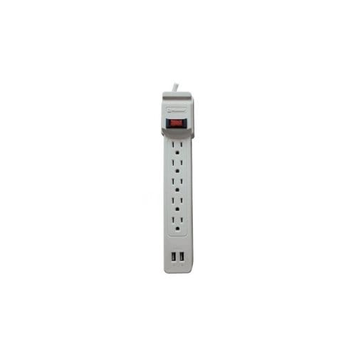 Barra Multicontacto Supresor de Picos (SS-550 USB)