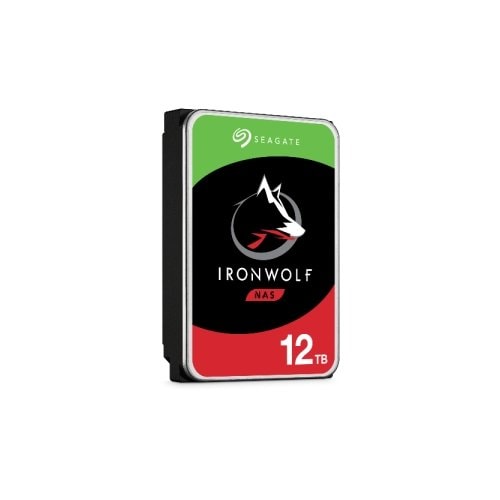 Disco Duro Interno 12TB 3.5" SATA 6Gb/s 7200RPM 256Mb de Caché, para NAS de 1-8 bahías, Hot Plug 24x7, 3 años de garantía, IronWolf NAS Seagate
