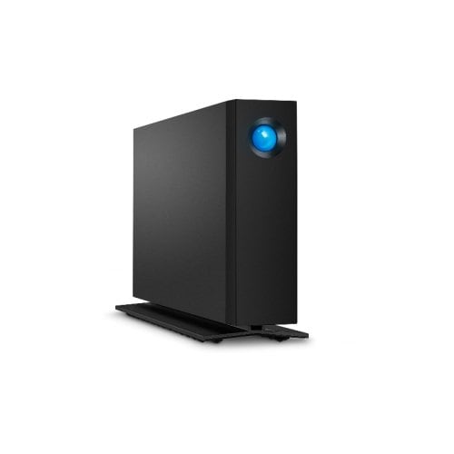 Disco Duro Externo Escritorio 8TB USB 3.1 Tipo USB-C, 7200RPM LaCie d2 Professional, Windows y Mac, Carcasa de aluminio Negro, 5 Años de Garantía