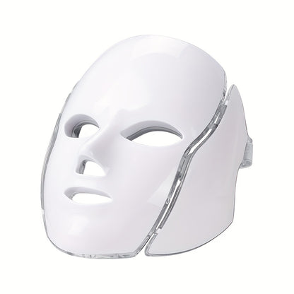 Máscara facial LED de 7 colores para el cuidado de la piel y la belleza: regalo perfecto para mujeres y amigas, regalo de San Valentín.