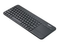 Teclado táctil inalámbrico Logitech K400 Plus - Teclado - con panel táctil