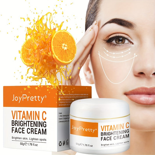Crema facial con vitamina C, elimina manchas oscuras, blanquea, cuidado facial, hidratante, antiedad, reafirmante, cuidado de la piel, belleza y salud, 1.69 oz