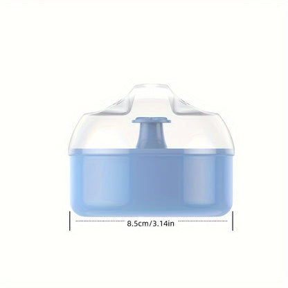 Estuche portátil recargable para polvos sueltos para el cuidado de la piel después del baño, contenedor para guardar maquillaje de talco facial y corporal con esponja suave - Accesorios de viaje