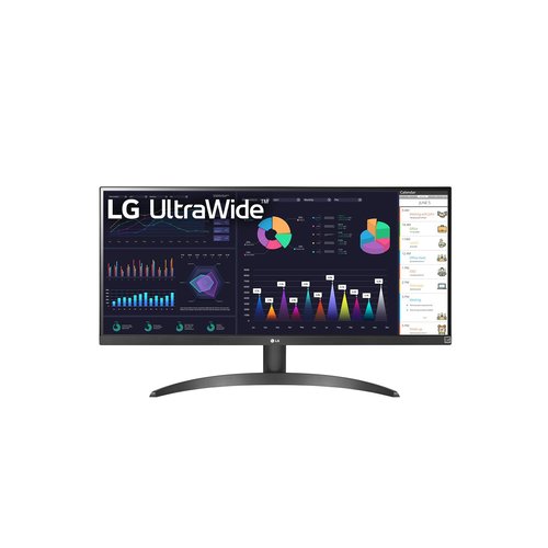 Monitor LCD para juegos LG Ultrawide 29WQ500 de 29,0" (73,7 cm) Clase WFHD - Negro - 29"