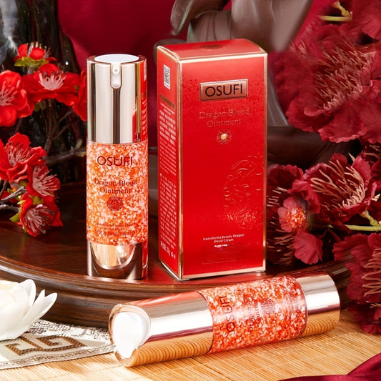 Crema de placenta con sangre de dragón (33 g), cuidado de la piel con sangre de dragón Kirin, crema facial, crema hidratante, reafirmante, hidratación profunda para mantener la piel hidratada y suave.