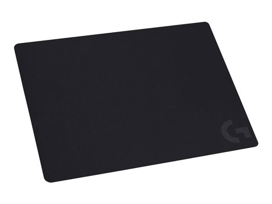 Alfombrilla de ratón de tela para juegos Logitech G G240, optimizada para sensores de juego, fricción moderada en la superficie, alfombrilla antideslizante, accesorios para juegos de Mac y PC, 340 x 280 x 1 mm; - Alfombrilla de ratón - negro