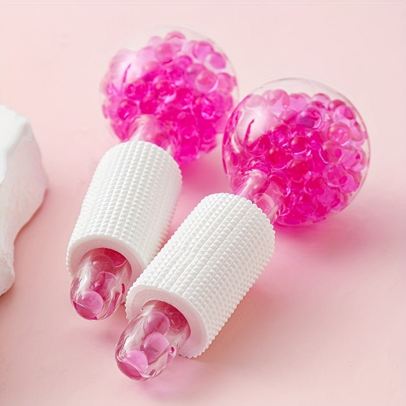 2 bolas de hielo, masajeador facial, herramientas faciales, bolas de hielo faciales, bolas refrescantes, bolas para rostro, cuello y ojos, belleza diaria, cuidado de la piel