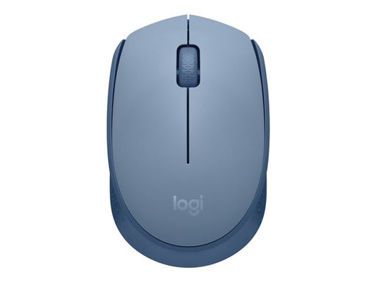 Ratón Inalámbrico Logitech M170, Ambidiestro, Azul Gris - Ratón - diestro y zurdo