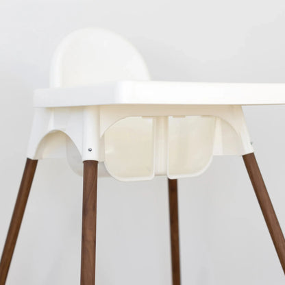 Envolturas para piernas Patas de silla con apariencia de haya Envolturas para piernas de trona precortadas Silla alta con apariencia de veta de madera Envoltura para muebles infantiles