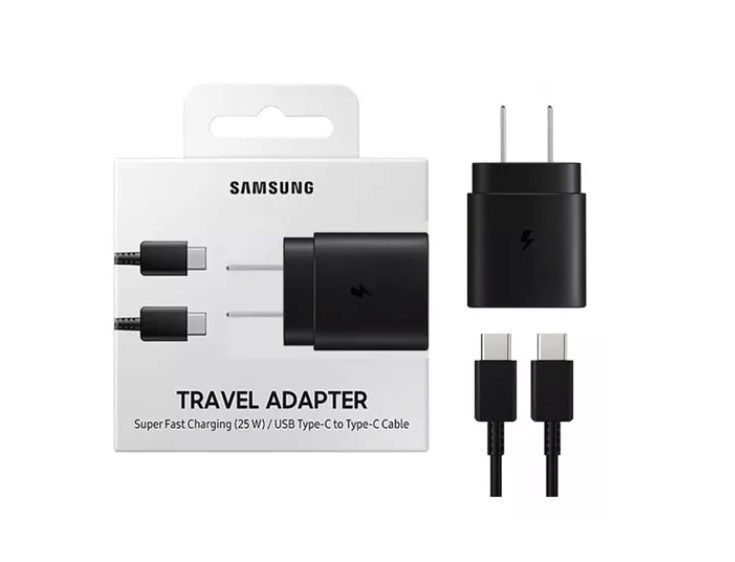 Cargador Samsung Carga Rapida 25w Tipo CA Tipo C 