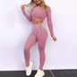 Conjunto De Leggings Ropa Deportiva Fitness Conjunto Camisa