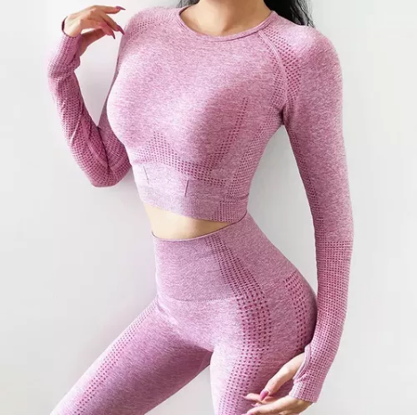 Conjunto De Leggings Ropa Deportiva Fitness Conjunto Camisa