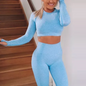Conjunto De Leggings Ropa Deportiva Fitness Conjunto Camisa