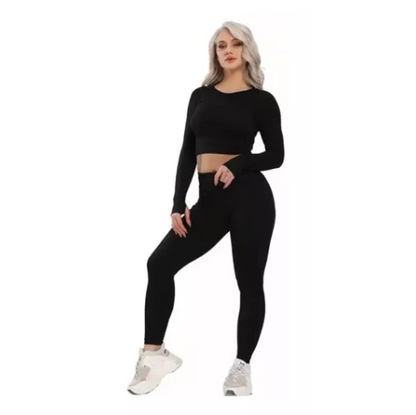 Conjunto De Leggings Ropa Deportiva Fitness Conjunto Camisa