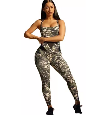Leggings Mono Deportivo Camuflaje Mujer