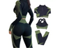 Conjunto Leggings Ropa Deportiva Fitness Conjunto Camisa 3 Pzas