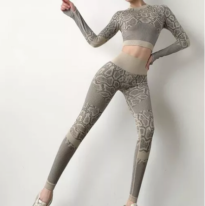 Leggings Set Ropa Deportiva Conjunto Fitness Premium Estampado