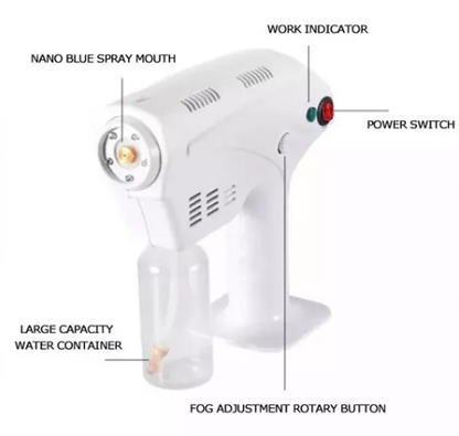 Pistola Nano Sanitizante Esterilizador Desinfectante