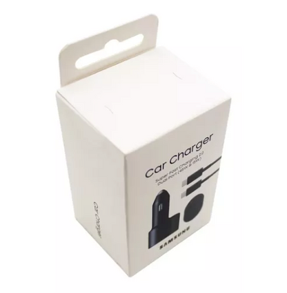 Samsung Cargador De Auto Carga Súper Rápida 2.0 Dual 45w-15w