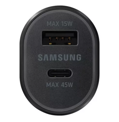 Samsung Cargador De Auto Carga Súper Rápida 2.0 Dual 45w-15w