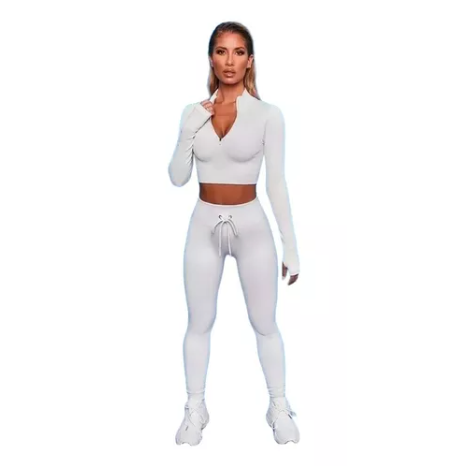 Conjunto De Leggings Ropa Deportiva Fitness Conjunto Camisa Premium