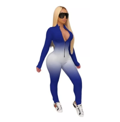 Leggings Mono Deportivo Ajustado Sombreado Para Mujer