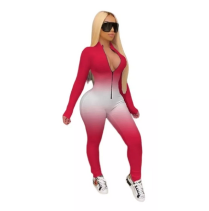 Leggings Mono Deportivo Ajustado Sombreado Para Mujer