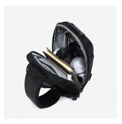 Mochila Sling Crossbody Antirrobo Impermeable 2da Generación