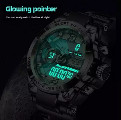 Reloj Lige Digital Militar Deportivo Led Resistente 50mtrs