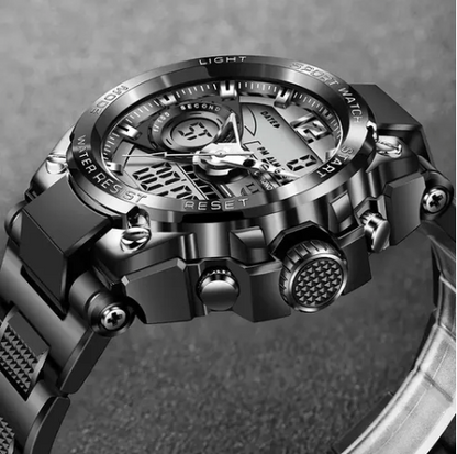 Reloj Lige Digital Militar Deportivo Led Resistente 50mtrs