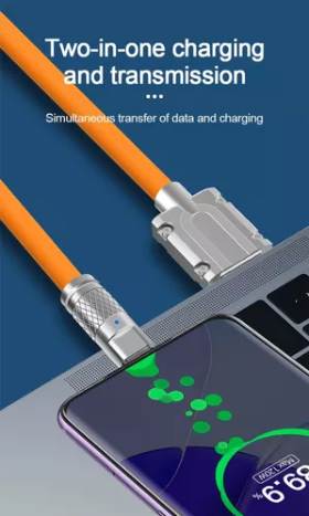 Cable De Datos Carga Súper Rápida Usb A - Tipo C 120w 6a 1m