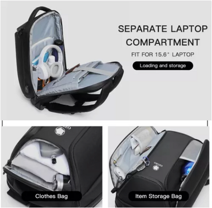 Ozuko Mochila Negocios Impermeable Antirrobo Para Laptop Agregar a favoritos