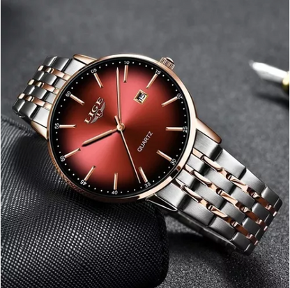 Reloj Lige Para Mujer Resistente Al Agua De Acero Inoxidable