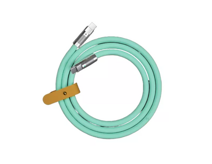 Cable Silicona De Carga Súper Rápida Datos Tipo C 120w 6a 2m