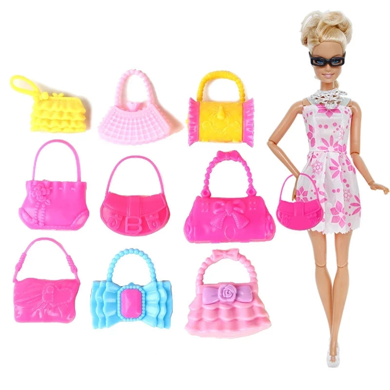 1 juego de accesorios para muñecas, cochecito, perchas, TV, sofá, zapatos, bolso, ropa para muñecas 1/6, accesorios para casa de muñecas, juguete para niña.