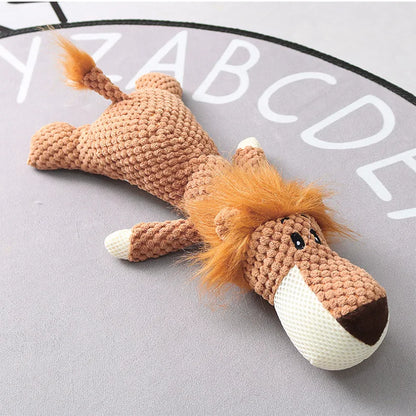 Juguete de peluche para cachorros de dibujos animados, juguete masticable con chirrido para perros pequeños, productos para rechinar los dientes, accesorios para perros.
