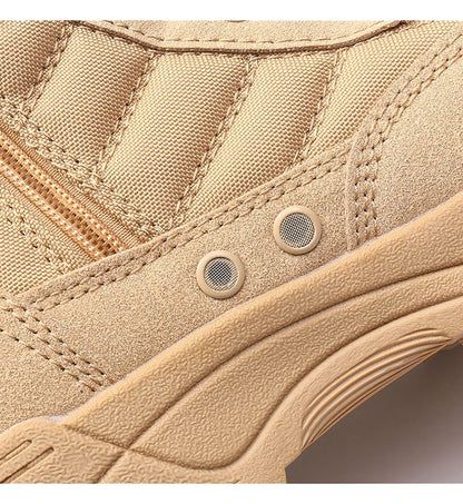 Botas de combate para hombre, botines tácticos de caña alta (tallas 36-46), calzado de seguridad para trabajo, botas de motociclista.