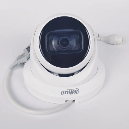 Cámara de red tipo ojo de buey Dahua IPC-HDW2439T-AS-LED-S2 DH 4MP PoE Lite a color, focal fija, original con IP