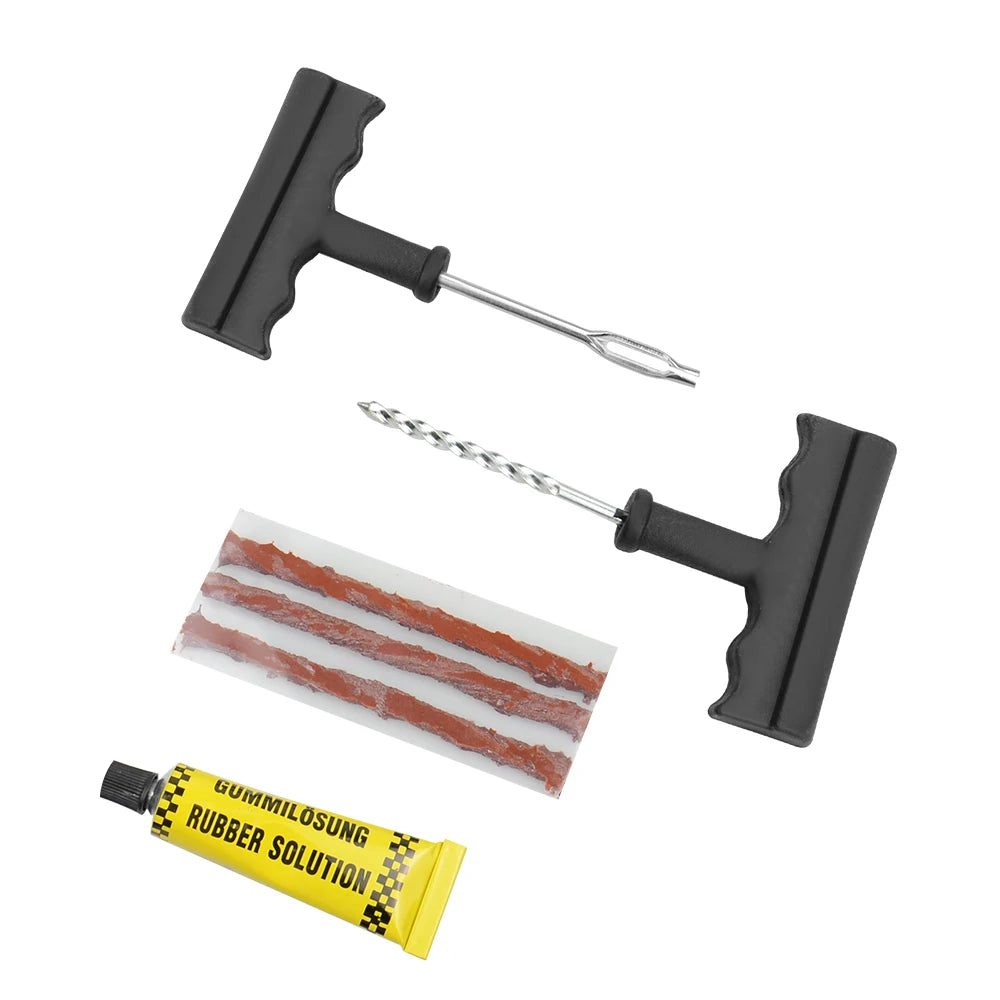 Herramienta de reparación de neumáticos de coche 2021, kit de reparación de neumáticos, juego de herramientas de clavos, reparación de neumáticos de coche, tapón de pinchazo, accesorios de garaje para coche