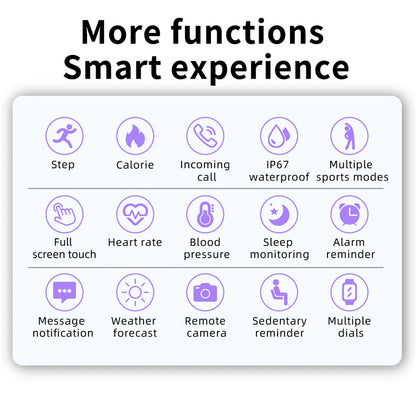 FOXBOX Para todas las conexiones de teléfonos inteligentes Reloj inteligente para mujeres Pronóstico del tiempo en tiempo real Actividad Deportes Reloj inteligente para mujeres Reloj inteligente para hombres LIGE